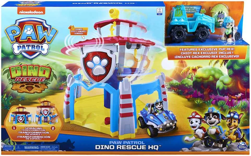 Spin Master PAW PATROL BŪSTINĖ DINO SU GARSO EFEKTAIS IR PRIEDAIS