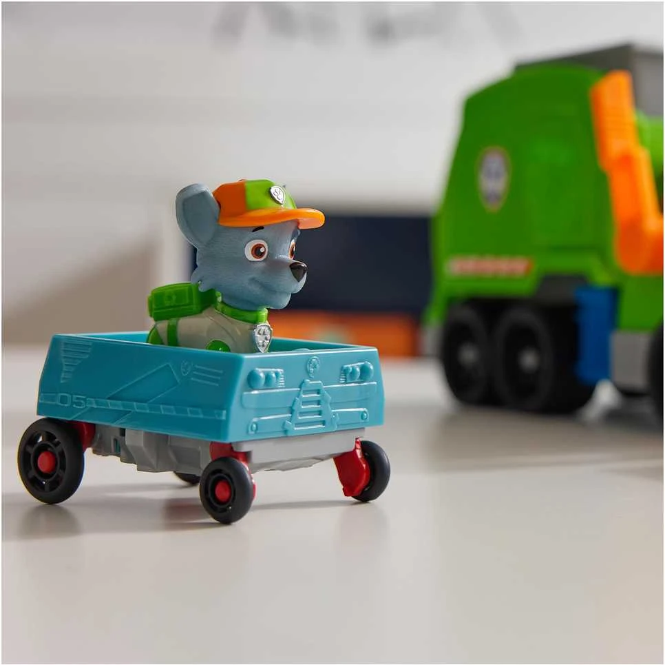 Spin Master PAW PATROL transporto priemonė Sustainable Rocky Deluxe Vehicle, 6071248