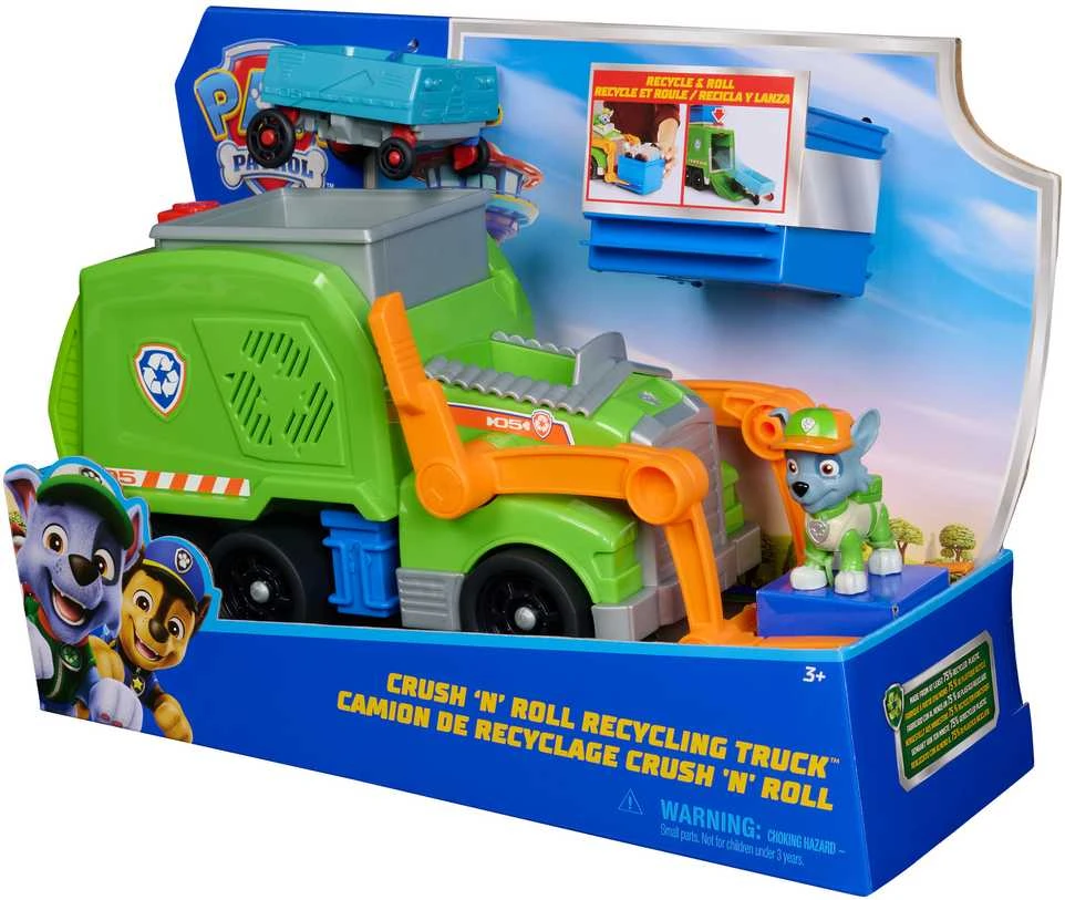 Spin Master PAW PATROL transporto priemonė Sustainable Rocky Deluxe Vehicle, 6071248