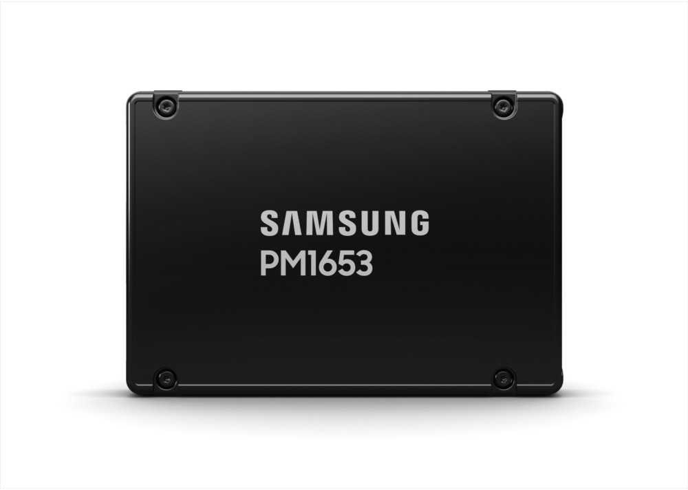 Serverio diskas Samsung SMD diskas Samsung PM1653 7.68TB 2.5 "SAS 24Gb / s MZILG7T6HBLA- 00A07 (DWPD 1)