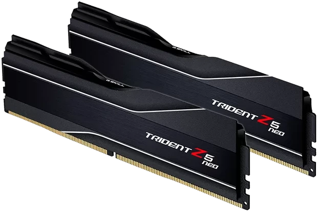 Stacionarių kompiuterių atmintis G.SKILL Trident Z5 Neo 32 GB (2 × 16 GB) DDR5-6000, CL30, 1,35 V, AMD EXPO / Intel XMP 3.0, juoda (F5-6000J3038F16GX2-TZ5N)
