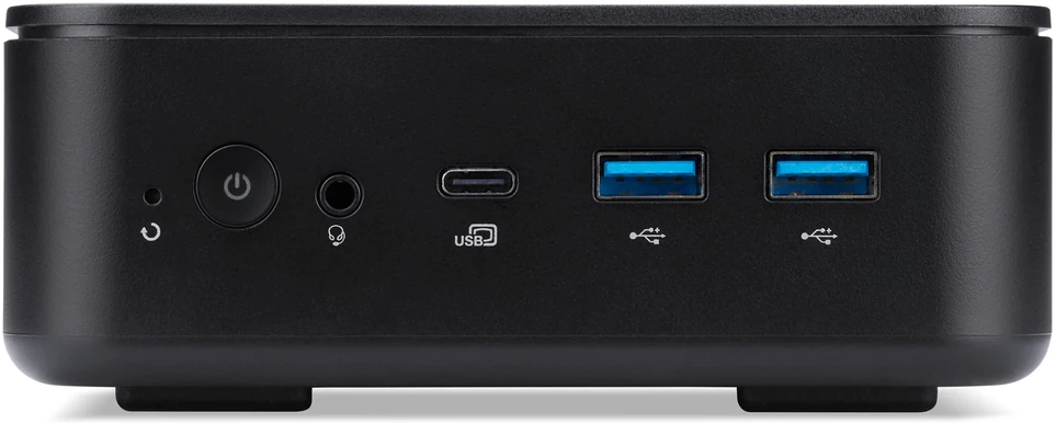 Acer Veriton NUC N1502G-13U5U 0,73L dydžio kompiuteris Juoda 120U
