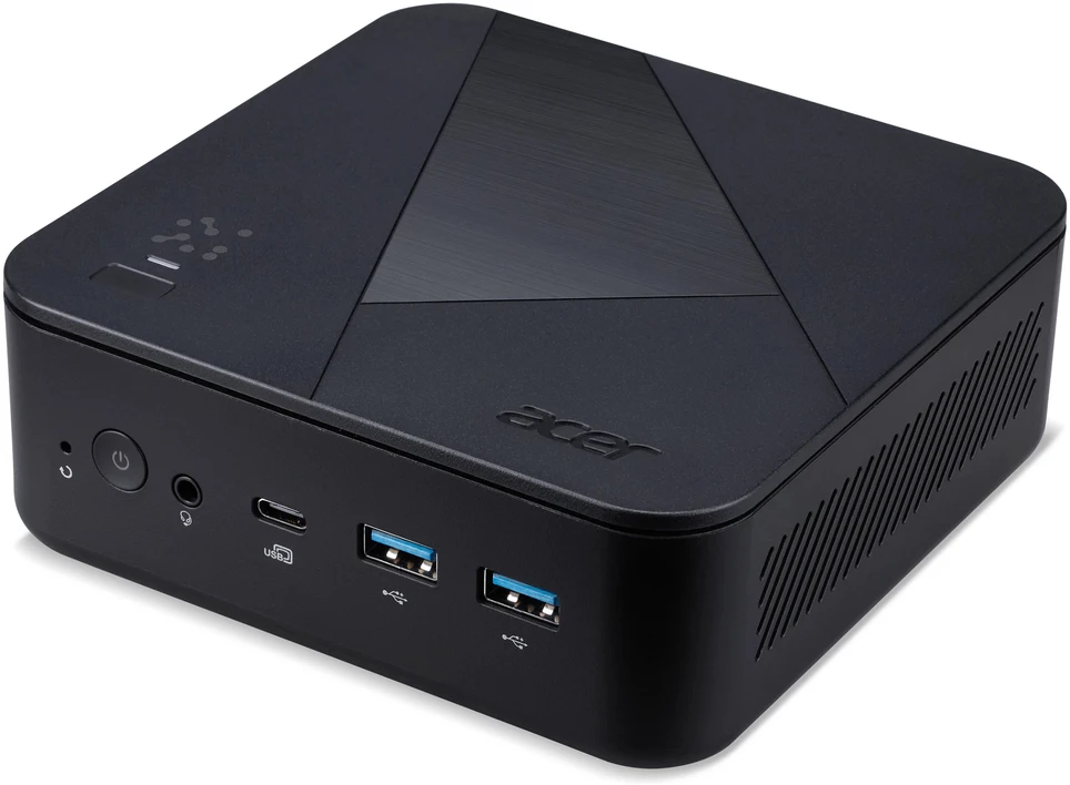 Acer Veriton NUC N1502G-13U5U 0,73L dydžio kompiuteris Juoda 120U