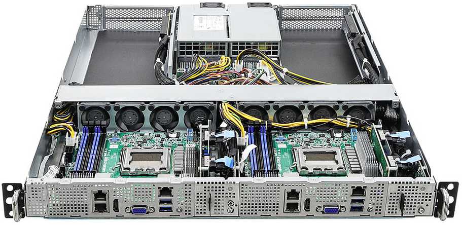 ASRock Barebone serveris 1U vieno lizdo AM5 1U2N2G-AM5/2T