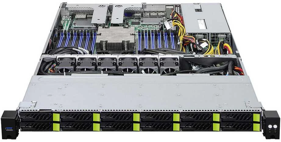 Serwer ASRock ASRock Barebone 1U Single Sockel SP5 1U12E-GENOA/2L2T