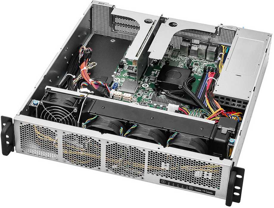 ASRock Barebone serveris 2U vieno lizdo AM5 2U1G-B650/AQUA