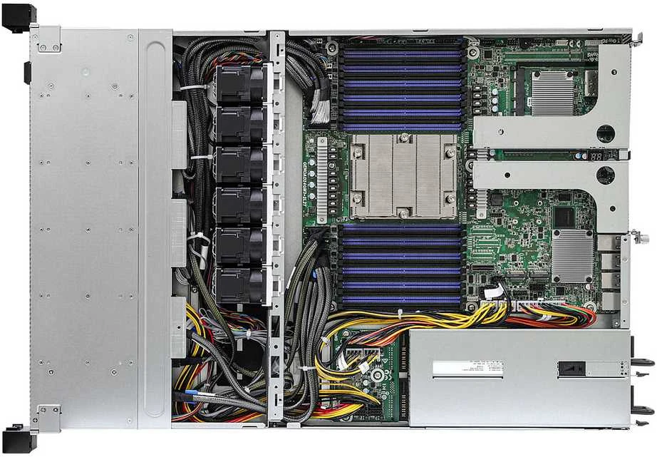 Serwer ASRock ASRock Barebone 1U Single Sockel SP5 1U12E-GENOA/2L2T