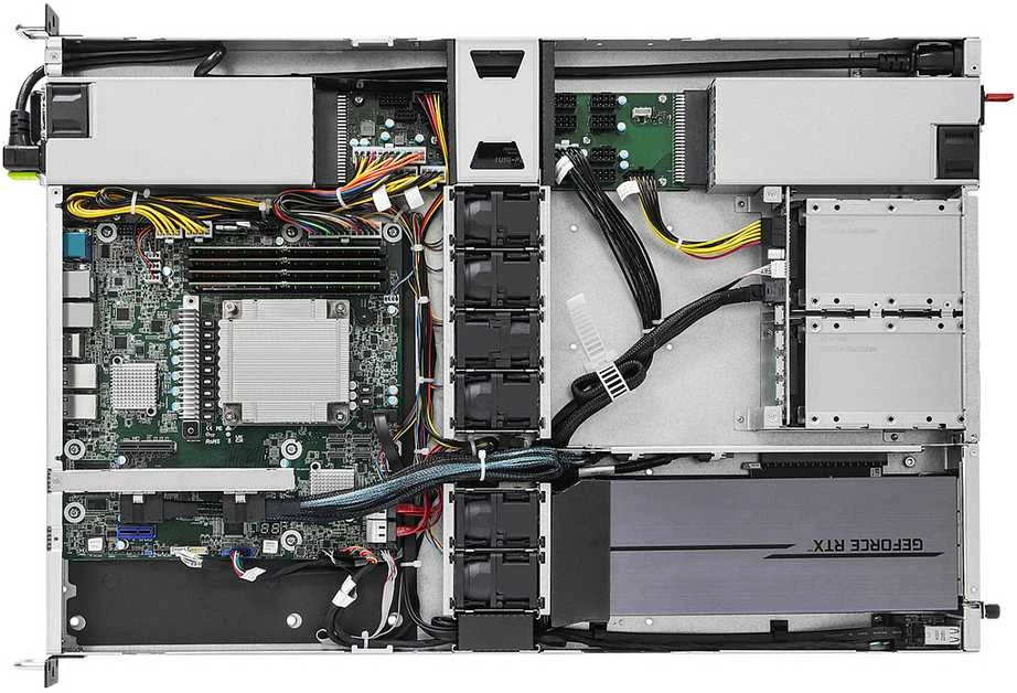 ASRock „Barebone“ serveris, 1U, vieno lizdo, 1700 MHz, 1U1G-W680/2L2T
