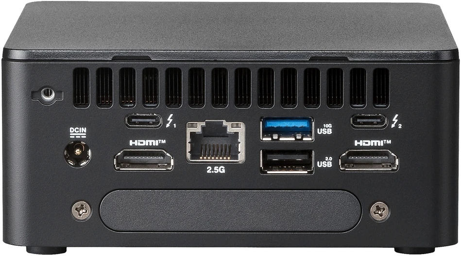 ASUS NUC 13 PRO RNUC13L3HV700000I kompiuteris (RPL-P 28W vPro (i7-1370P), be RAM, be saugyklos, integruotas VGA, be OS, be laido, rinkinys)
