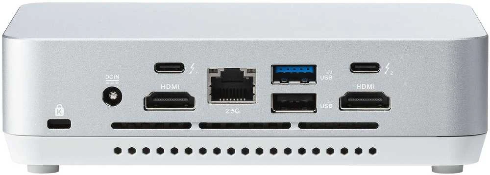ASUS NUC 14 Pro+ RNUC14RVSU7089A2I, Mini-PC - sidabrinis/baltas, Windows 11 Home