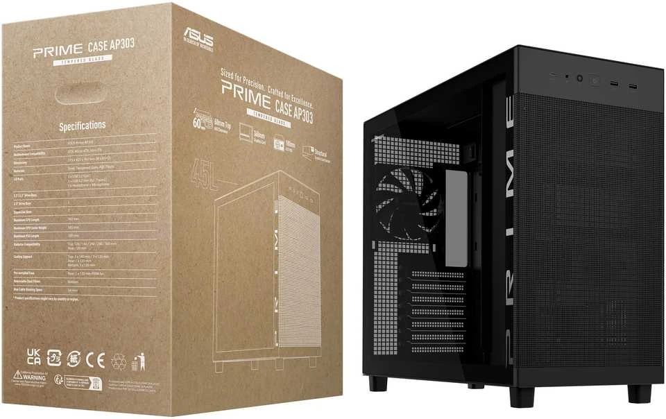 ASUS PRIME AP303 TG Juodas Midi Tower