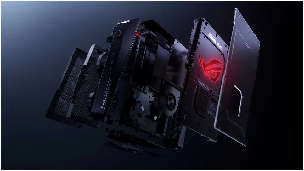 Kompiuteris Asus ROG NUC RNUC15JNK9X489A2 Intel Core Ultra 9 275HX 32 GB DDR5-SDRAM 1 TB SSD NVIDIA GeForce RTX 5070 Windows 11 Home Mini PC Juodas