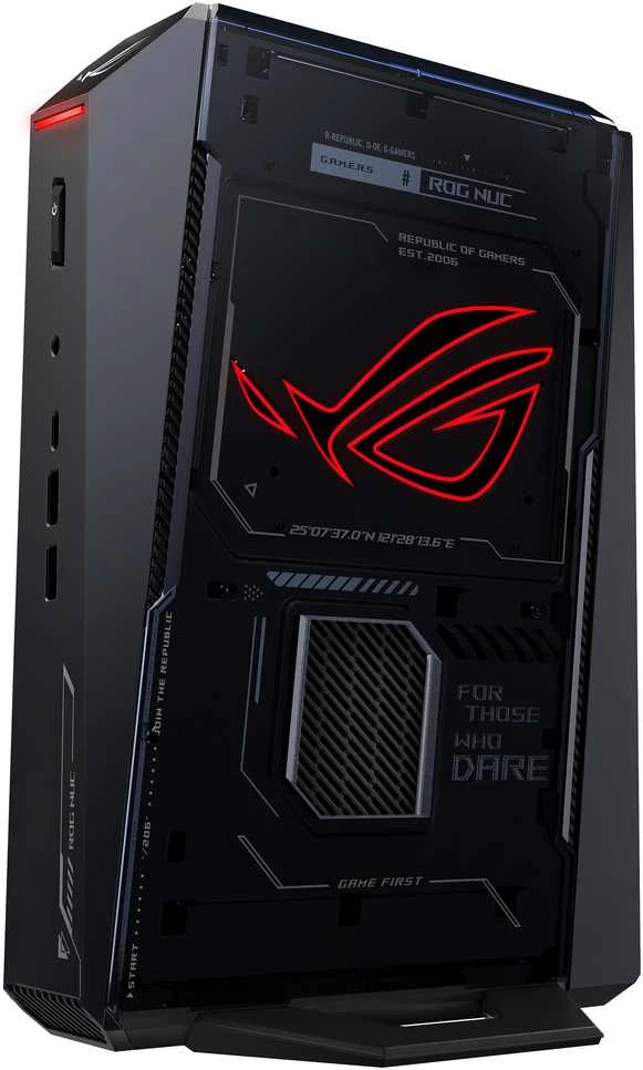 Kompiuteris Asus ROG NUC RNUC15JNK9X489A2 Intel Core Ultra 9 275HX 32 GB DDR5-SDRAM 1 TB SSD NVIDIA GeForce RTX 5070 Windows 11 Home Mini PC Juodas