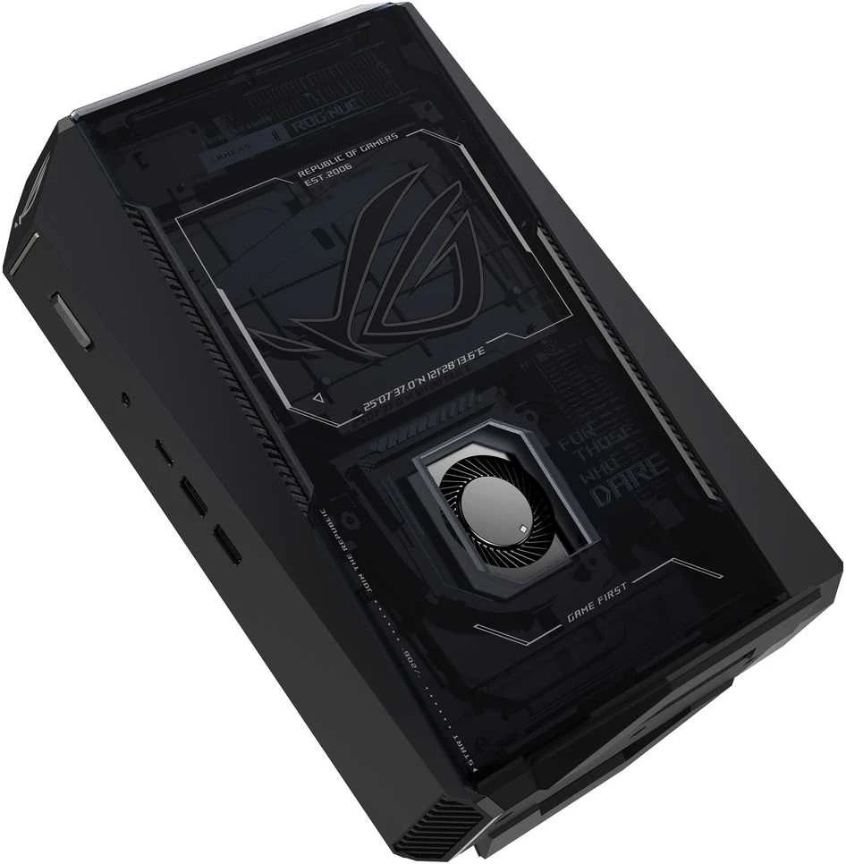 Kompiuteris Asus ROG NUC RNUC15JNK9X489A2 Intel Core Ultra 9 275HX 32 GB DDR5-SDRAM 1 TB SSD NVIDIA GeForce RTX 5070 Windows 11 Home Mini PC Juodas