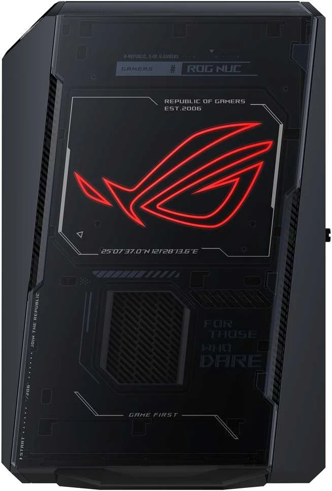 Kompiuteris Asus ROG NUC RNUC15JNK9X489A2 Intel Core Ultra 9 275HX 32 GB DDR5-SDRAM 1 TB SSD NVIDIA GeForce RTX 5070 Windows 11 Home Mini PC Juodas