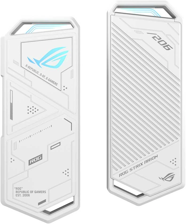 ASUS ROG Strix Arion Baltas Edition SSD korpusas M.2