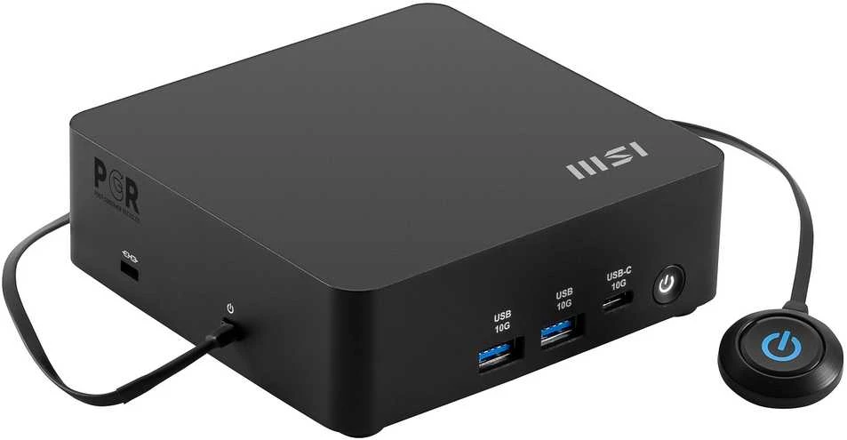 MSI CUBI NUC AI 1UMG-019BEU kompiuterio tipo barebone Juodas 125H Intel SoC