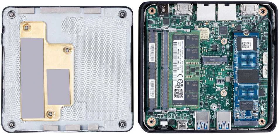 MSI CUBI NUC AI 1UMG-019BEU kompiuterio tipo barebone Juodas 125H Intel SoC
