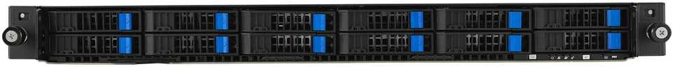 „Asus Rack“ platforma (1U) RS501A-E12-RS12U AMD Epyc 9005/9004 (12x NVMe/SATA HS, 2xM.2, 2x1Gbe, IPMI, 1+1 1600W)