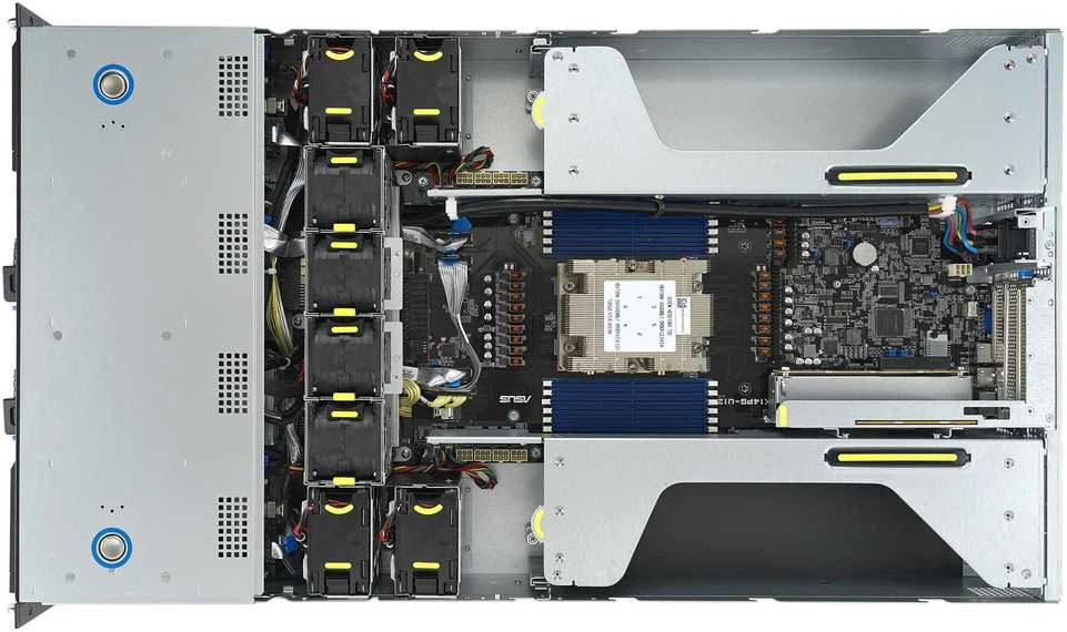 ASUS ESC4000A-E12-SKU1/2600W(1+1) Socket SP5 Rack (2U) Sidabrinis