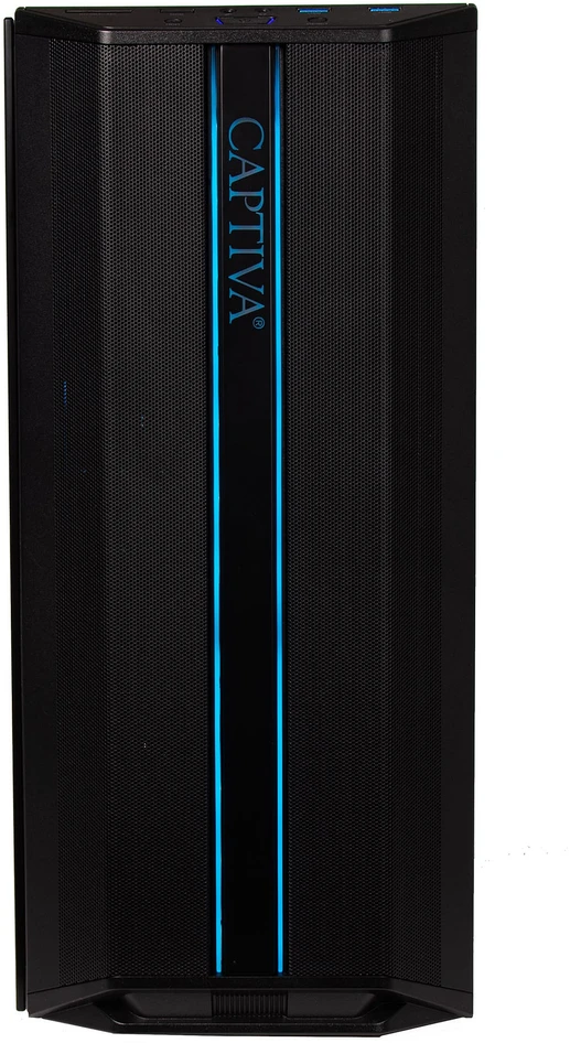 „Captiva Advanced Gaming R98-206“ stacionarus kompiuteris su AMD Ryzen 7 5700X procesoriumi, 32 GB RAM, 1 TB M.2 SSD disku, „Nvidia GeForce RTX 5060“ vaizdo plokšte, „Wi-Fi 6“, „Windows 11“ operacine sistema