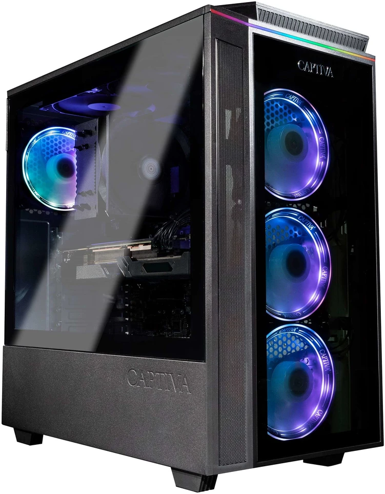 Stacionarus kompiuteris „Captiva“ aukščiausios klasės žaidimų kompiuteris su i89-832 Intel Core Ultra 7 265KF procesoriumi, 32 GB DDR5 RAM, 1 TB M.2 SSD, „Nvidia Geforce RTX 5070“ (12 GB GDDR7) vaizdo plokšte, Z890, „Windows 11 Home“ operacine sistema.