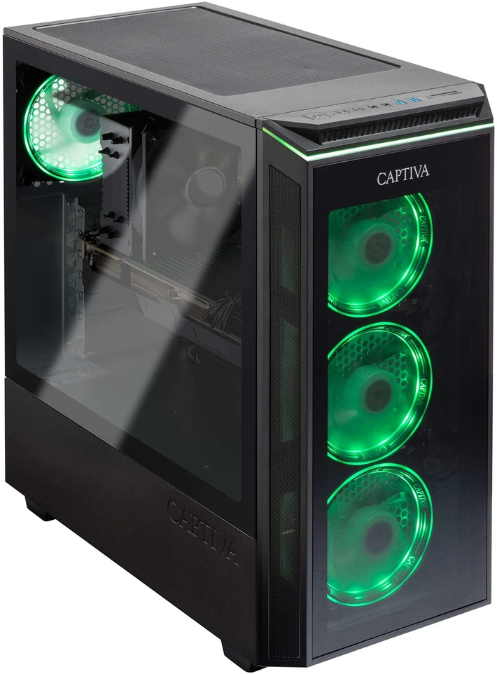 Stacionarus kompiuteris „Captiva“ aukščiausios klasės žaidimų kompiuteris su i89-832 Intel Core Ultra 7 265KF procesoriumi, 32 GB DDR5 RAM, 1 TB M.2 SSD, „Nvidia Geforce RTX 5070“ (12 GB GDDR7) vaizdo plokšte, Z890, „Windows 11 Home“ operacine sistema.