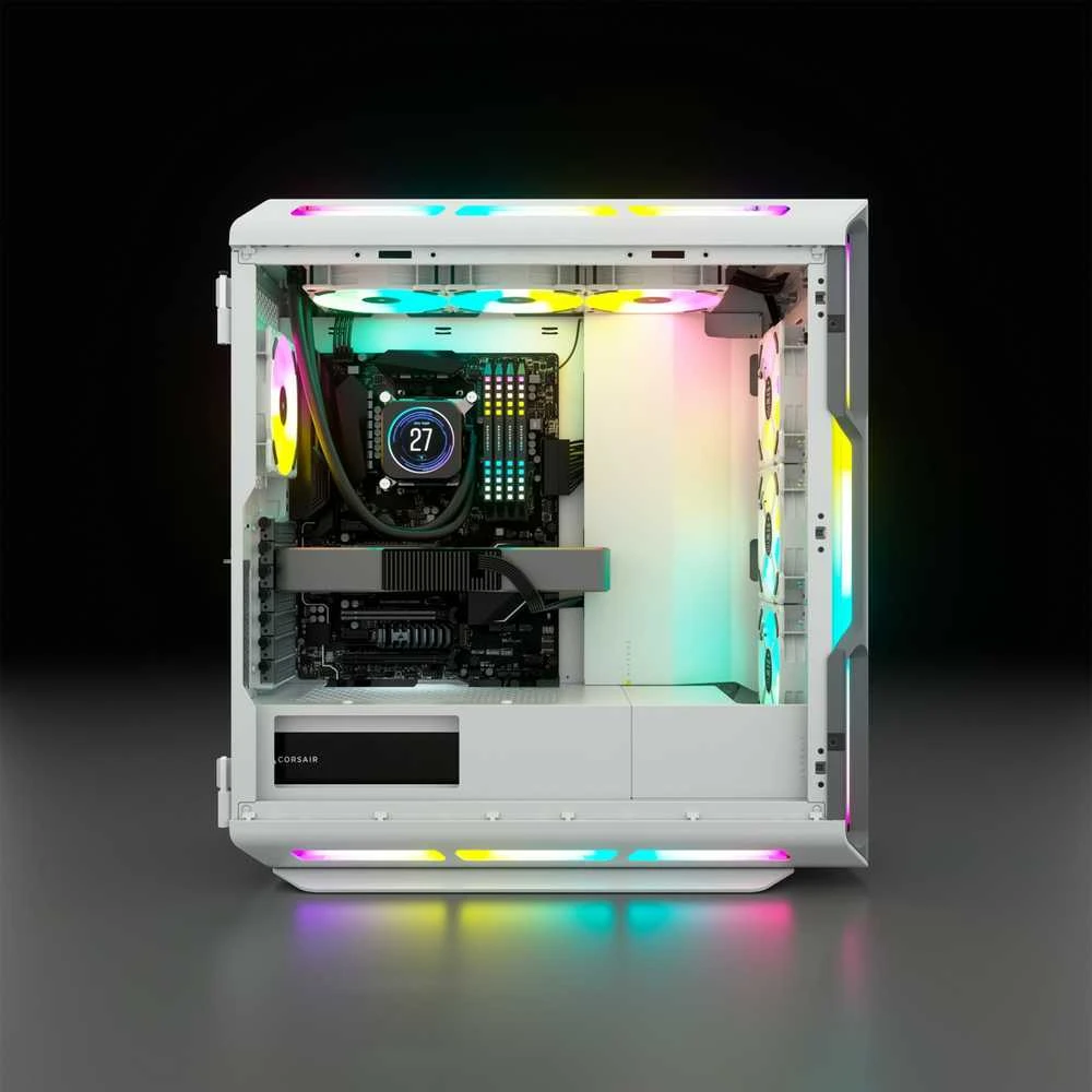 Corsair iCUE 5000T RGB grūdintas stiklas Baltas CC-9011231-WW