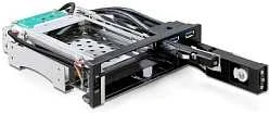 Delock 5.25 Mobile Rack 1 x 2.5 + 1 x 3.5 SATA HDD + 2 x USB 3.0 jungtys