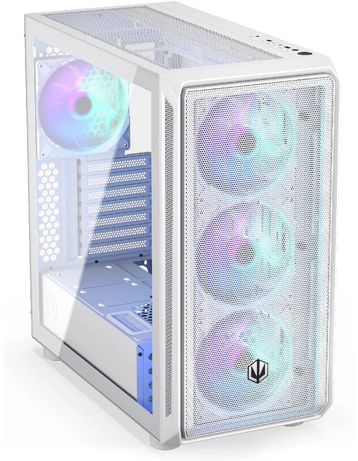 Stacionarus kompiuteris ENDORFY Arx 700 ARGB baltas grūdintas stiklas