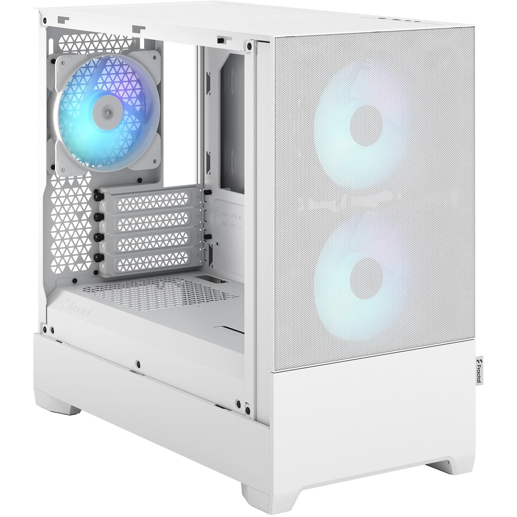 „Fractal Design“ | „Pop Mini Air RGB“ | Šoninis langas | „Baltas TG Clear Tint“ | mATX, Mini ITX | ATX