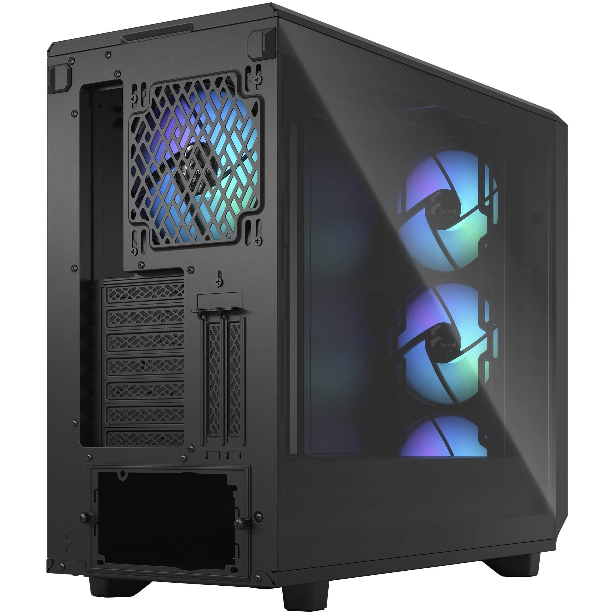 „Fractal Design“ | „Meshify 2 RGB TG Light Tint“ | Šoninis langas | Juodas | E-ATX | ATX