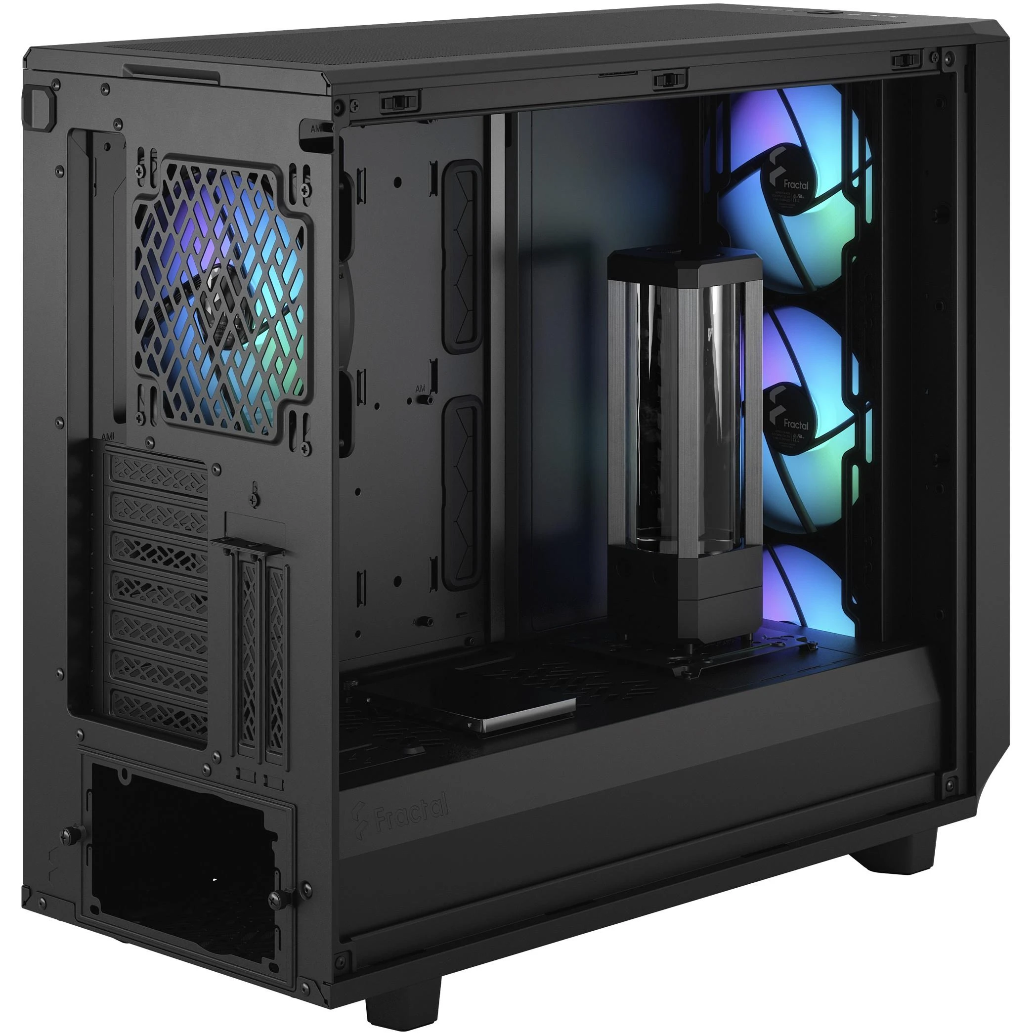 Fractal Design | Meshify 2 RGB TG Light Tint | Šoninis langelis | E-ATX | ATX | Juodas