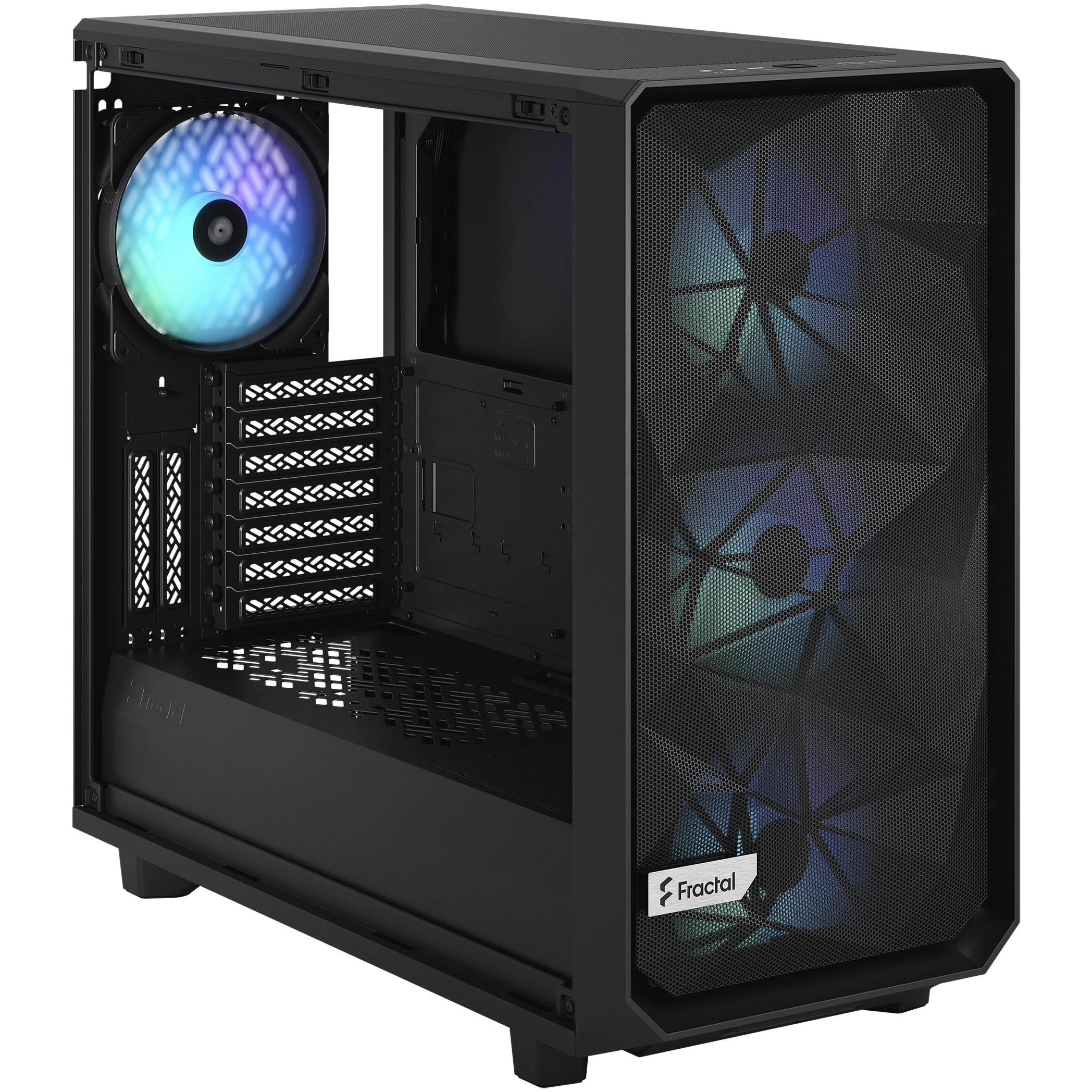 Fractal Design | Meshify 2 RGB TG Light Tint | Šoninis langelis | E-ATX | ATX | Juodas