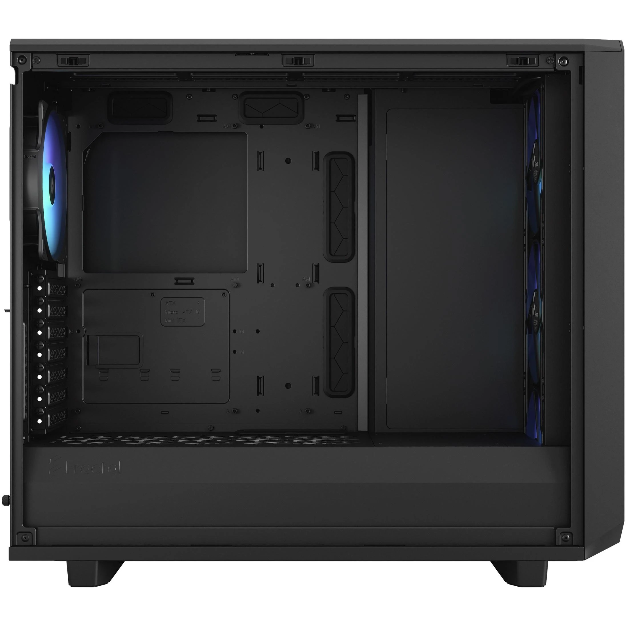 „Fractal Design“ | „Meshify 2 RGB TG Light Tint“ | Šoninis langas | Juodas | E-ATX | ATX