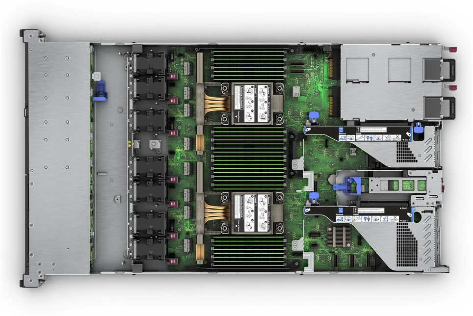 Serveris Hewlett Packard (HP) HPE PL DL360g11 4509Y (2.6G/8C) 2x32G (p64706) 2x480G 2x1000W MR408i-o 8SFF 4p1G ocp Išmanus pasirinkimas