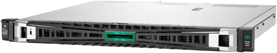 Hewlett Packard (HP) HPE ProLiant DL20 Gen11 serveris, 960 GB, stovo montuojamas (1U), Intel® Xeon® 6333P 3,1 GHz, 32 GB DDR5-SDRAM, 1000 W