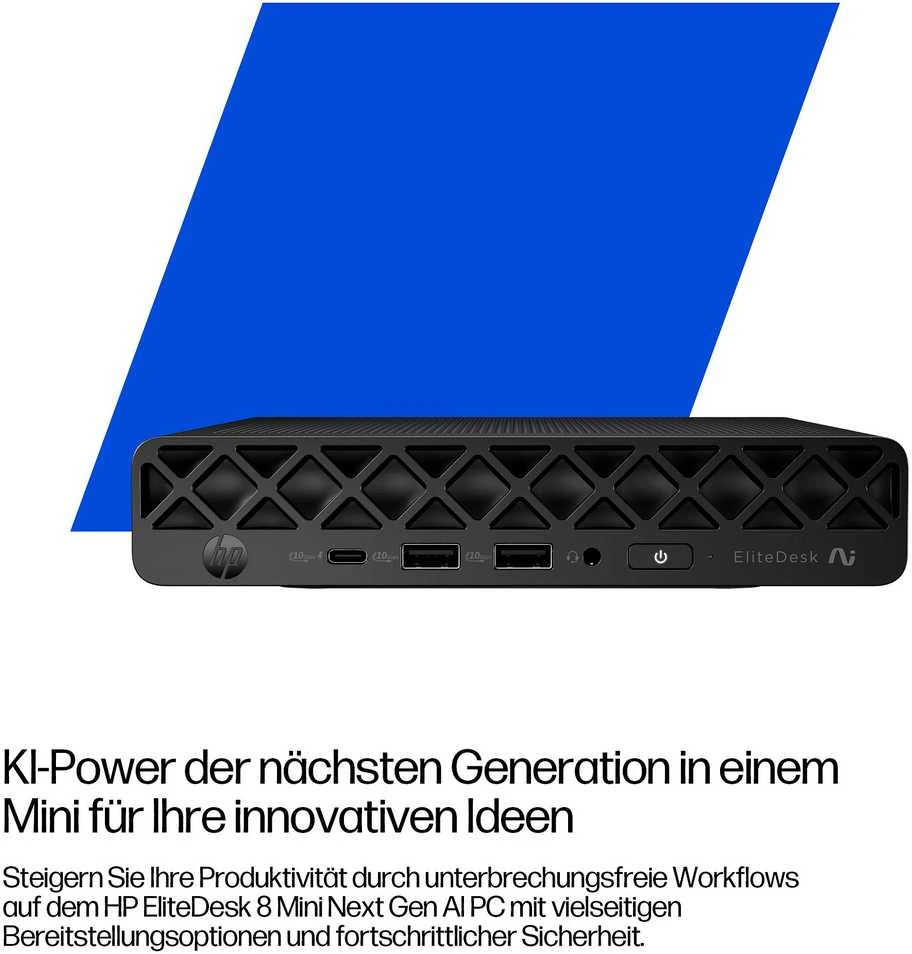 Darbalaukio kompiuteris - HP EliteDesk 8 G1a Mini PC (32GB RAM, 512GB SSD, Windows 11 Pro)