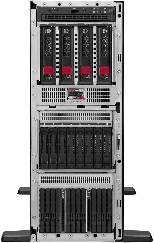 Serveris Hewlett Packard (HP) Serwer HPE HPE ProLiant Compute ML350 Gen12 6515P 16c 1x64GB-R 8SFF MR408i-o 2x480GB SSD 2x1000W PS EU Server