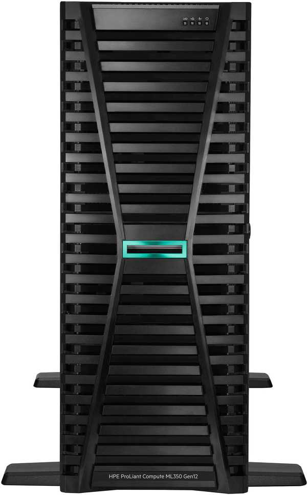 Serveris Hewlett Packard (HP) Serwer HPE HPE ProLiant Compute ML350 Gen12 6515P 16c 1x64GB-R 8SFF MR408i-o 2x480GB SSD 2x1000W PS EU Server