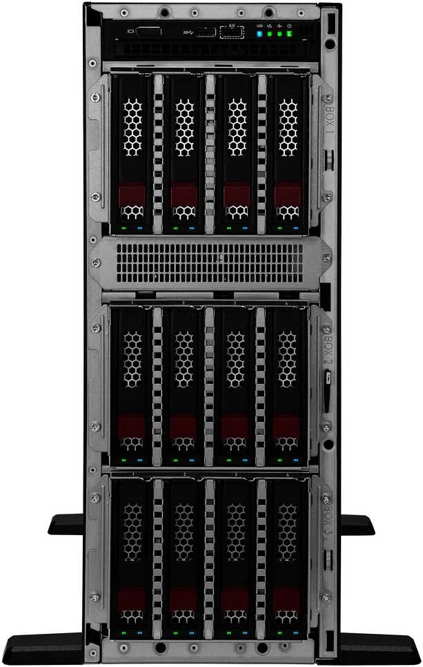 Hewlett Packard (HP) HPE ProLiant ML350 Gen11 4514Y 2.0GHz 16c 1P 2x32GB-R 8SFF MR408i-o 2x480GB SSD 2x1000W PS ES serveris