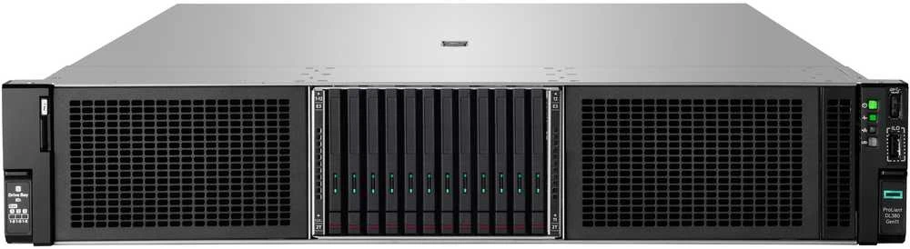 Hewlett Packard (HP) HPE ProLiant DL380 Gen11 4509Y 2.6GHz 8c 1P 2x32GB-R 8SFF MR408i-o 2x480GB SSD 2x1000W PS ES serveris