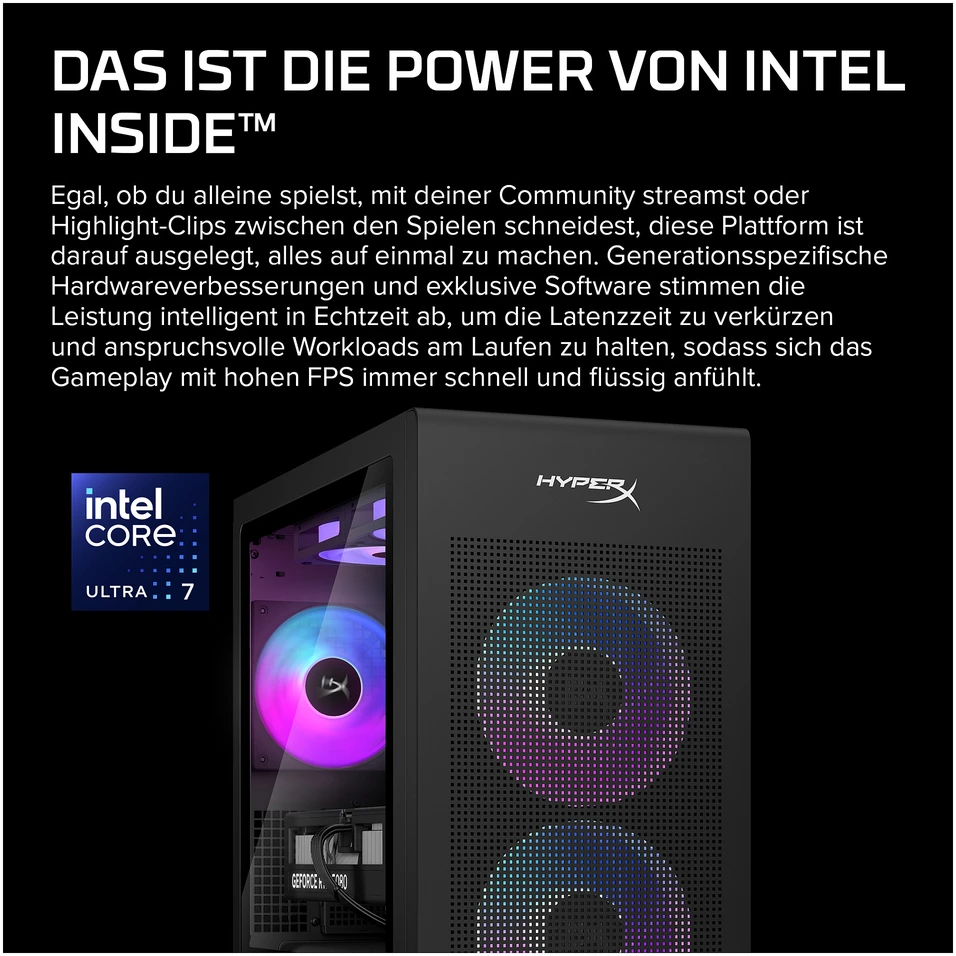 Stacionarus kompiuteris HP HyperX OMEN stalinis žaidimų kompiuteris GT18-0171ng Intel Core Ultra 7 270K Plus, 32 GB RAM, 1 TB SSD, GeForce RTX 5080, Windows 11 Home