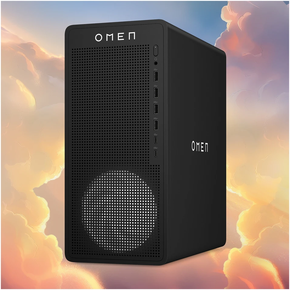 Stacionarus kompiuteris HP OMEN 16L TG03-0174ng Desktop PC AMD Ryzen 7 8700F, 32GB RAM, 1TB SSD, NVIDIA GeForce RTX 5060 Ti 16GB, DOS