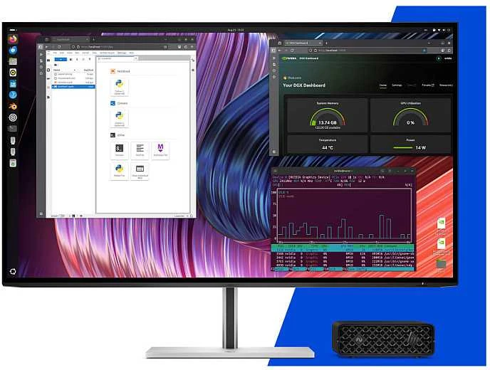 Stacionarus kompiuteris HP ZGX NANO G1N AI NGB10 2TB - 128GB OS 7 UBUNTU 24.04 1/1/0
