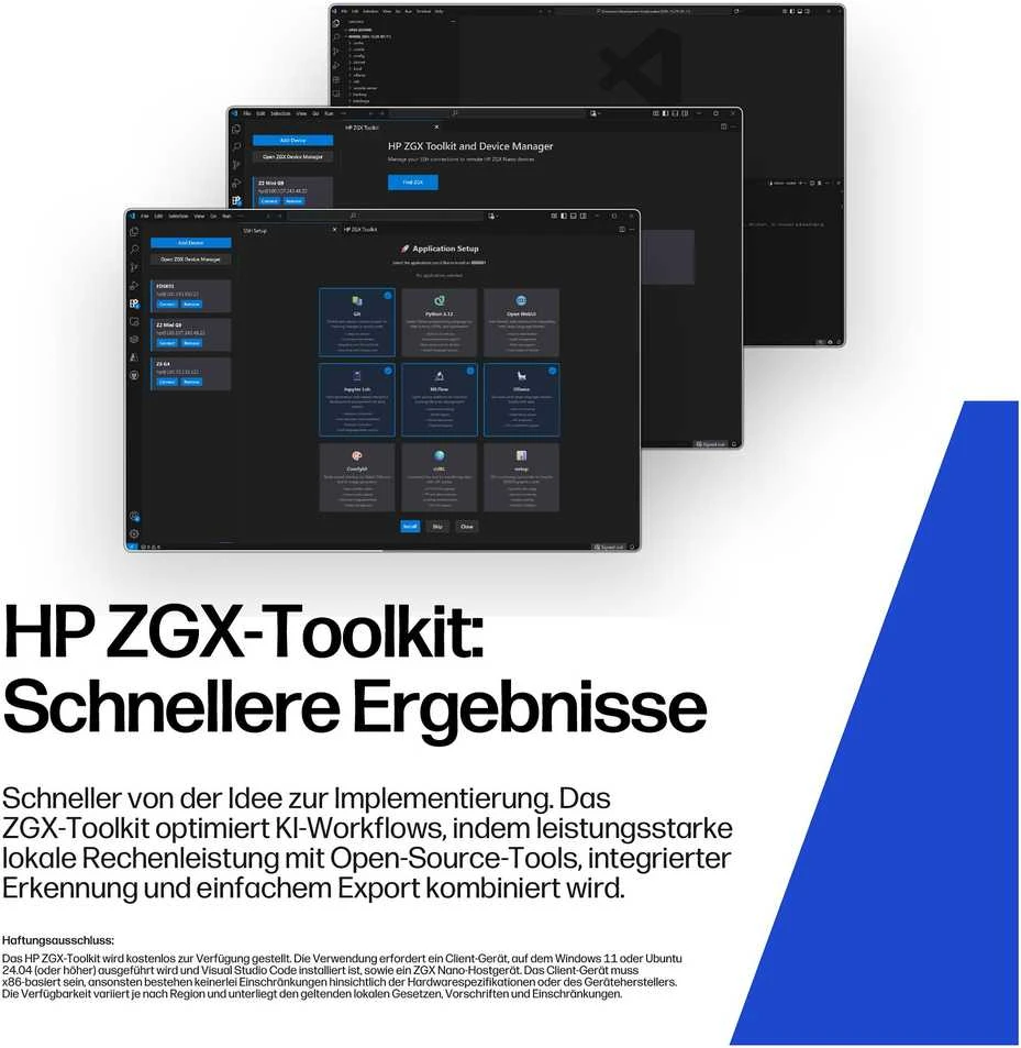 Stacionarus kompiuteris HP ZGX NANO G1N AI NGB10 2TB - 128GB OS 7 UBUNTU 24.04 1/1/0
