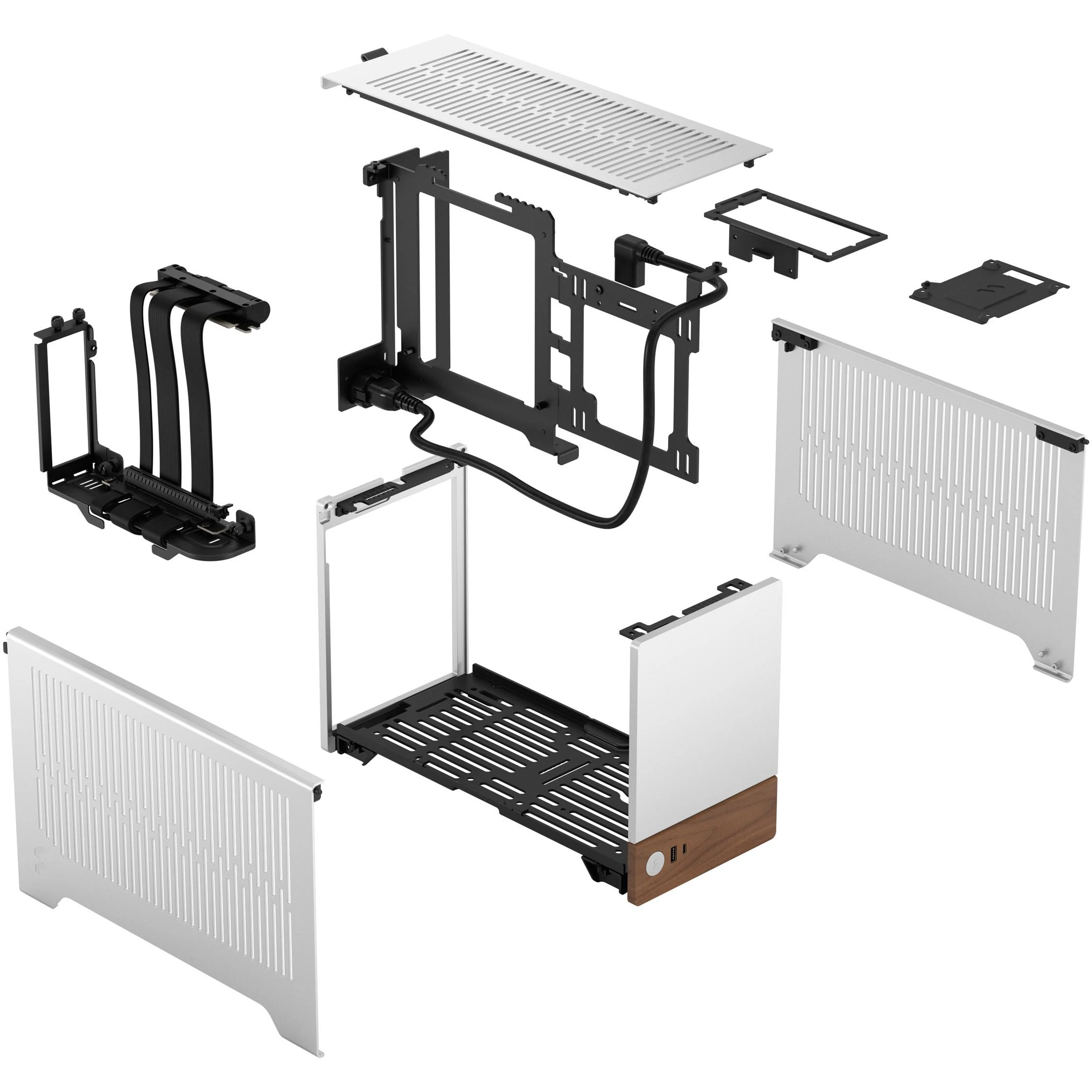 Fractal Design Fraktalų dizainas | PC dėklas | Terra | Sidabras | Mini ITX