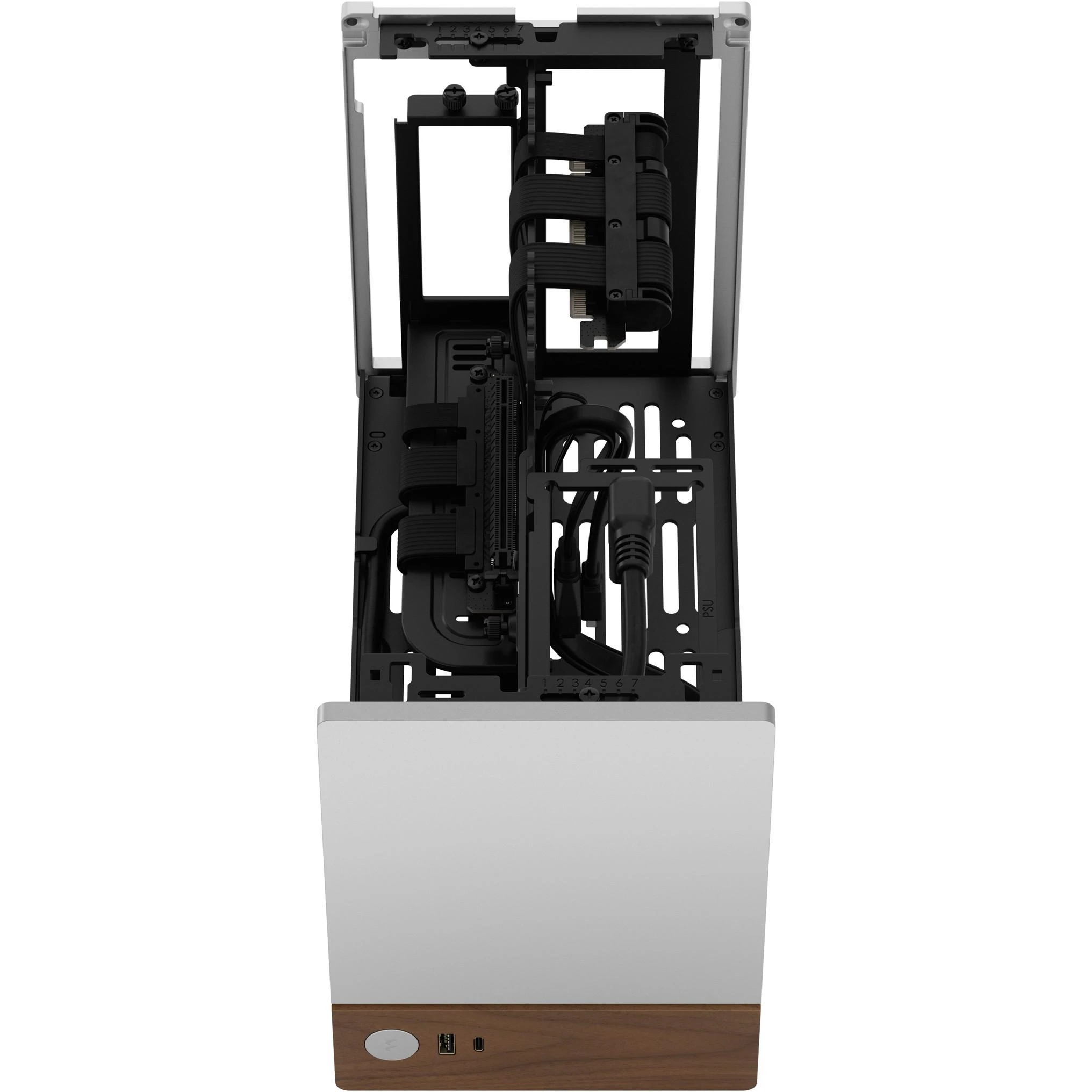 Fractal Design Fraktalų dizainas | PC dėklas | Terra | Sidabras | Mini ITX
