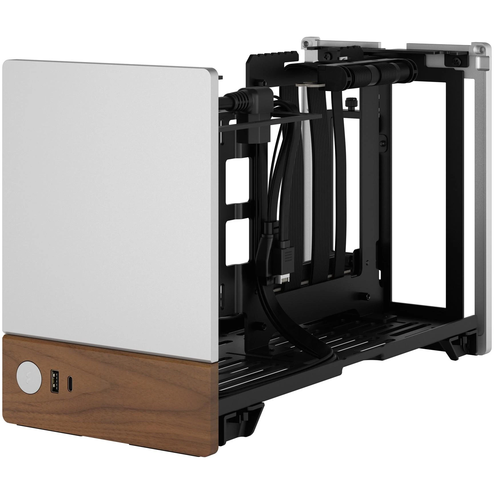 Fractal Design Fraktalų dizainas | PC dėklas | Terra | Sidabras | Mini ITX