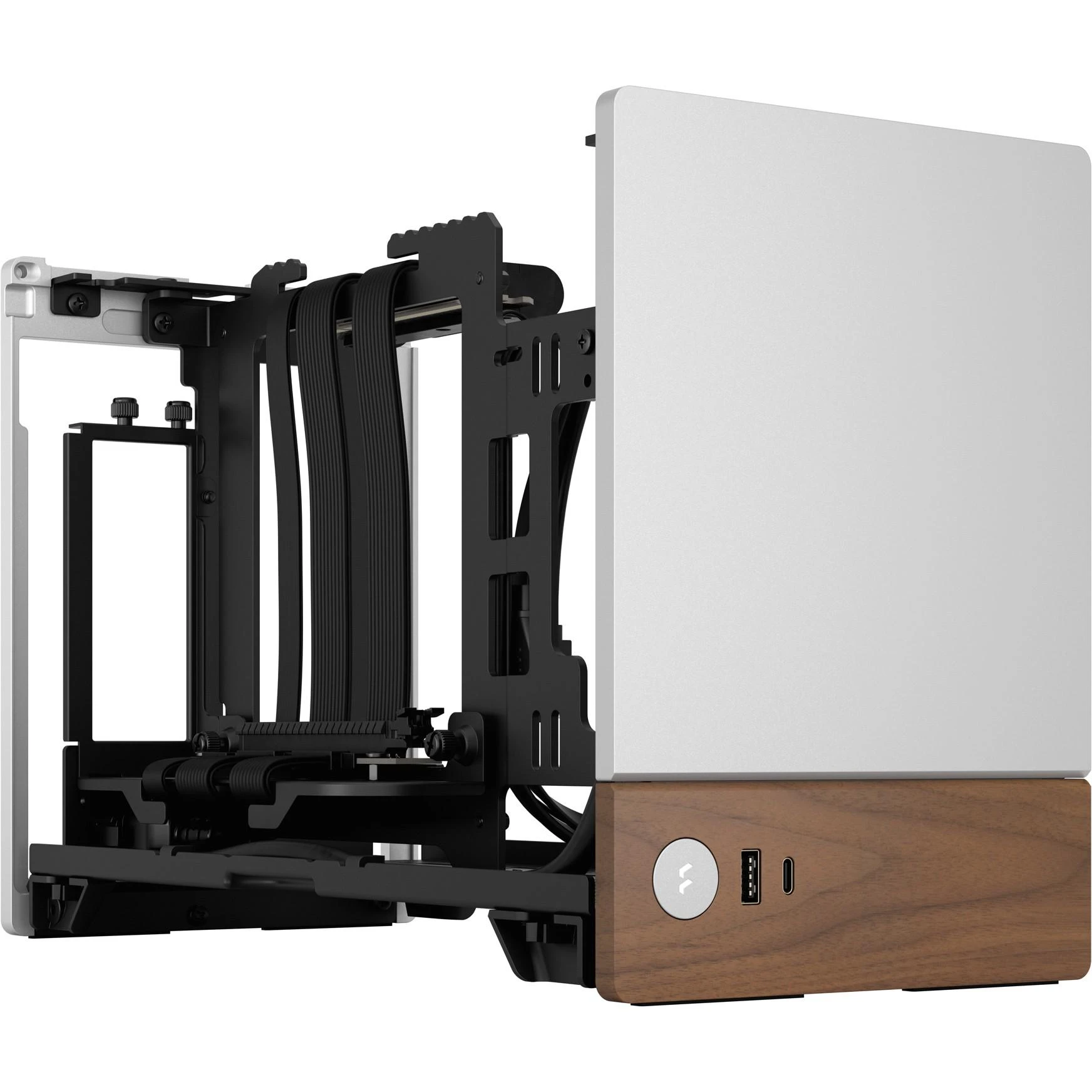 Fractal Design Fraktalų dizainas | PC dėklas | Terra | Sidabras | Mini ITX